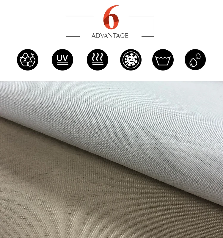Sweet Solid Beige Color Curtain Fabric Ready Made Cortina Available Printed Personalized Water Proof Curtain Fabric