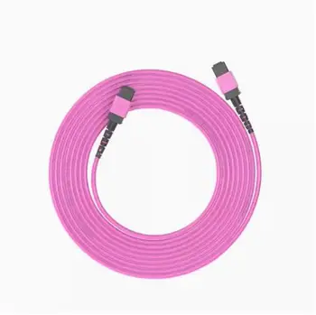 8-Core 12-Core MPO/MTP Aquatic Blue OM3/OM4 Optical Fiber Jumpers 40G 100G Module Connection Cables Pre-Terminated 10Gigabit for