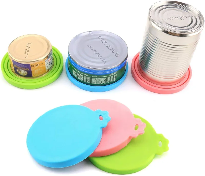 Universal Bpa Free Silicone Dog Cat Food Can Covers 1 Fit 3 Standard