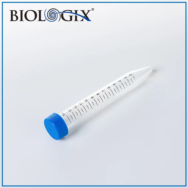 Конические центрифужные трубки 15 мл плоские насыпью для маркировки или конструкция с двойной