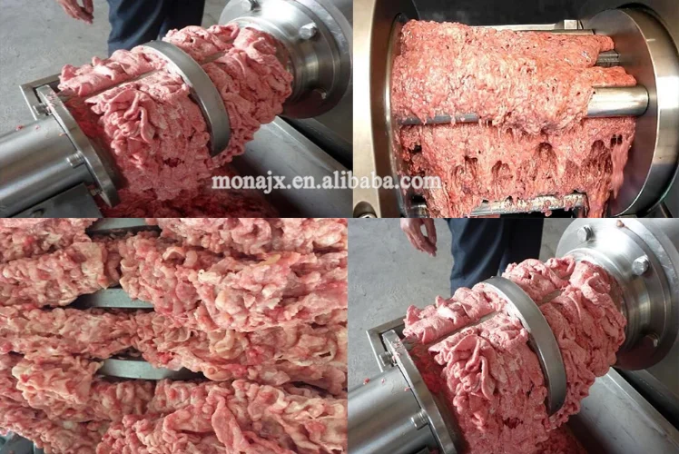 500KG Low temperature chicken bone meat separating machine chicken