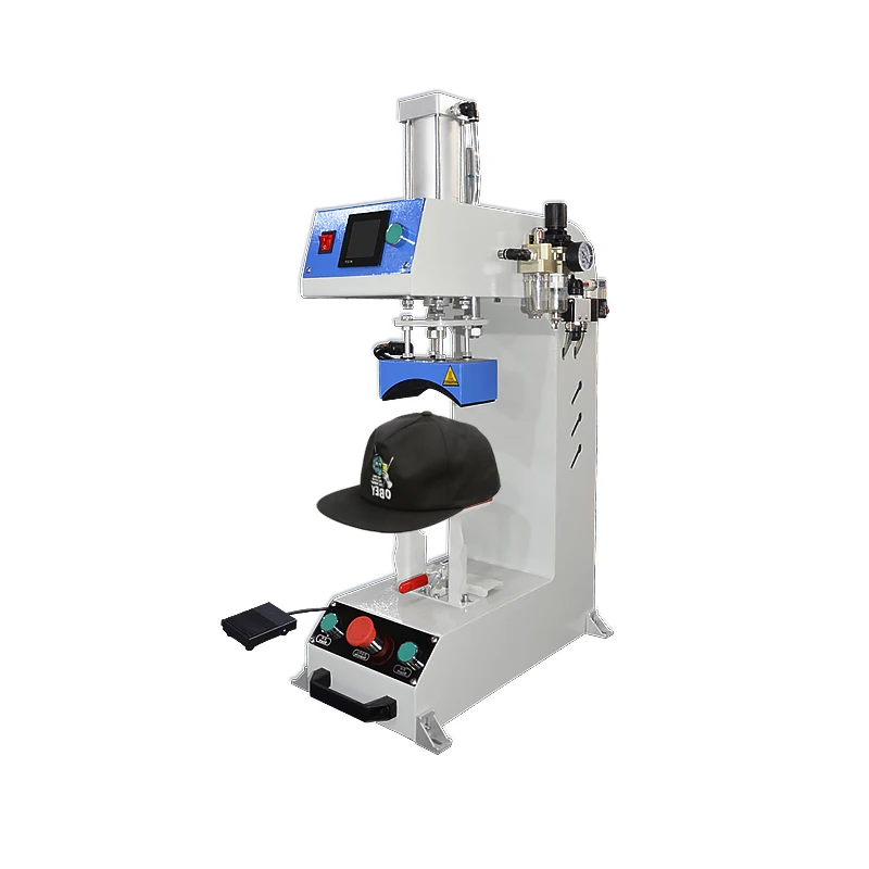 Wholesale Semi-auto Cap Press Machine Double Heated Hat Press With Laser & Dual Heating Platen