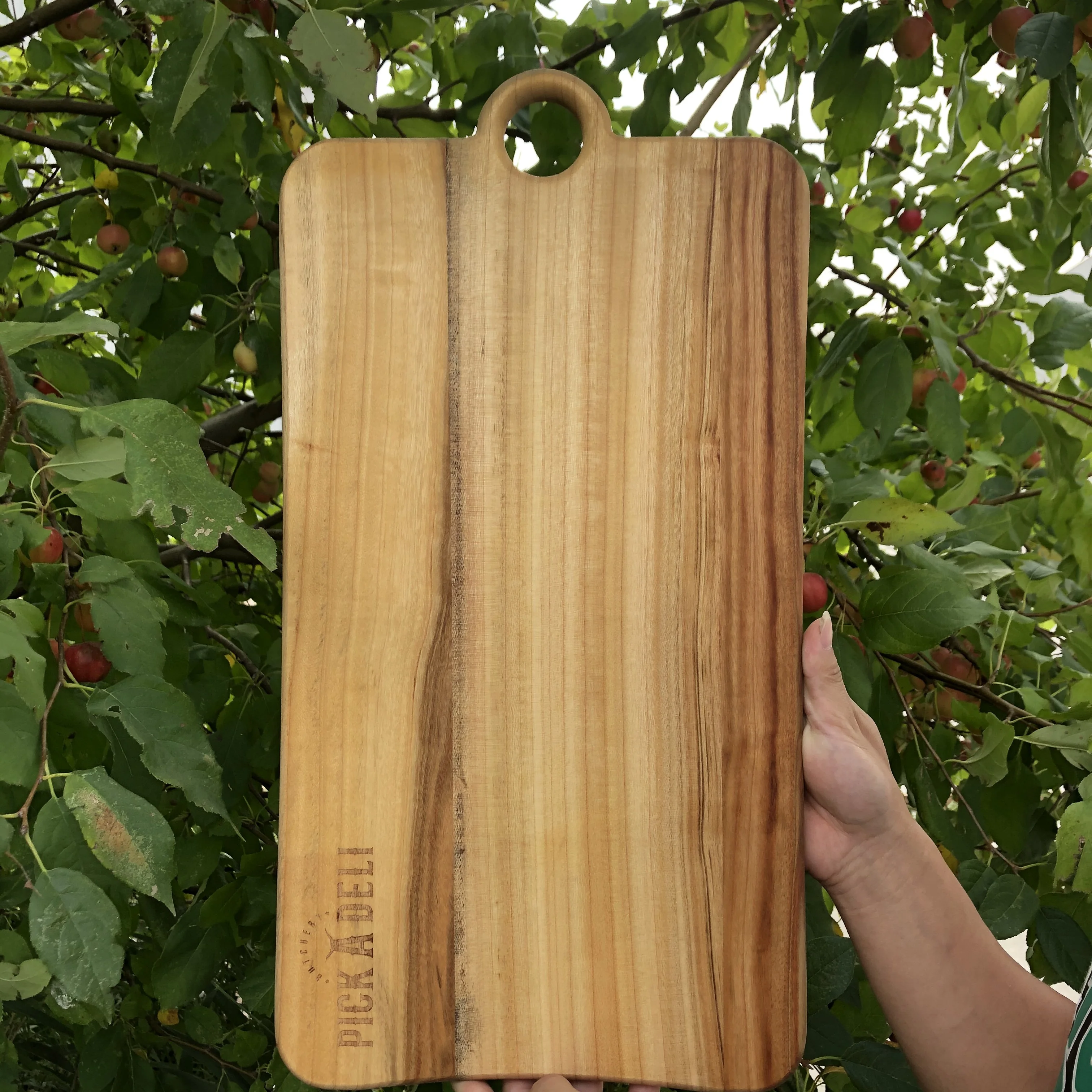 Fragrant Camphor Laurel Wood Large Cutting Board Chopping Boardhandle