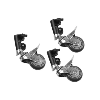 E-IMAGE CS25-W 360 Rotatable Locking Caster Wheel for C-stand Suit for 25mm Leg Tube product image