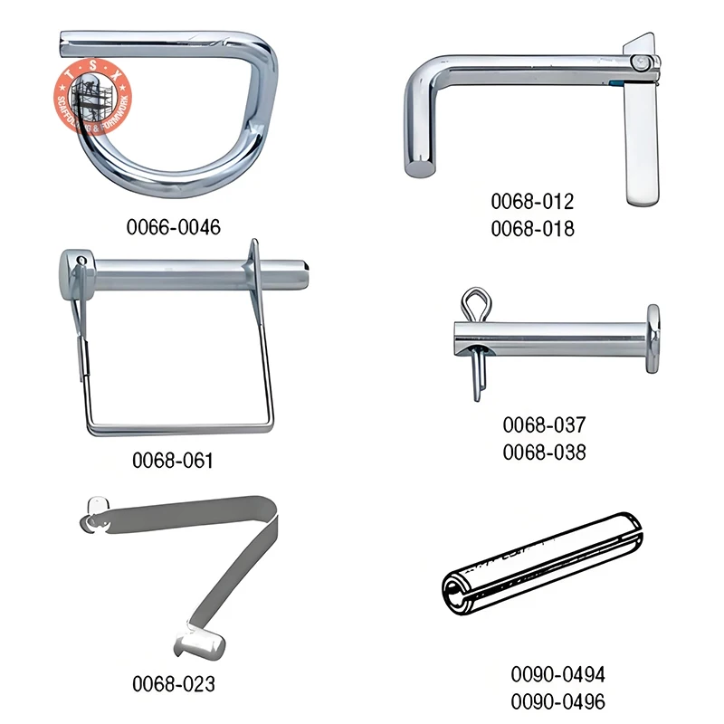Scaffolding Steel Lock Pin for Frame Scaffolding  Different Size Construction Scaffolding Pin