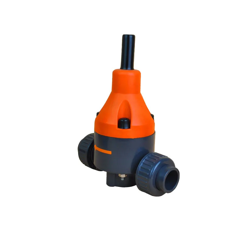 PVC Back Pressure Valve 188015 UPVC Water Reducing Valve Bonding Thread Flange Connection Type Regulator