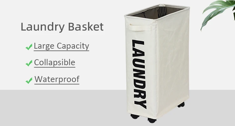 Novel Design Golden Supplier Laundry Basket Hamper Fabric Laundry