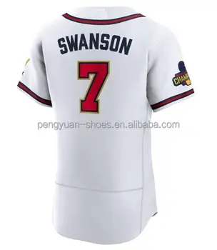 Atlanta Braves T-Shirt, Dansby Swanson #7 Red T-Shirt