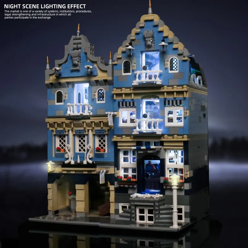 16020 Street Building Model Compatible With 10190 Market Street Model Building Blocks Bricks Kids Christmas Toys Gifts