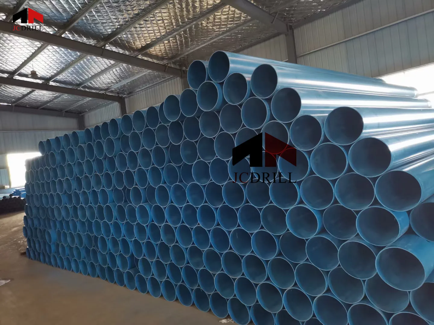 中国製のネジ接続式水井戸用PVCケーシングおよびスクリーンパイプ