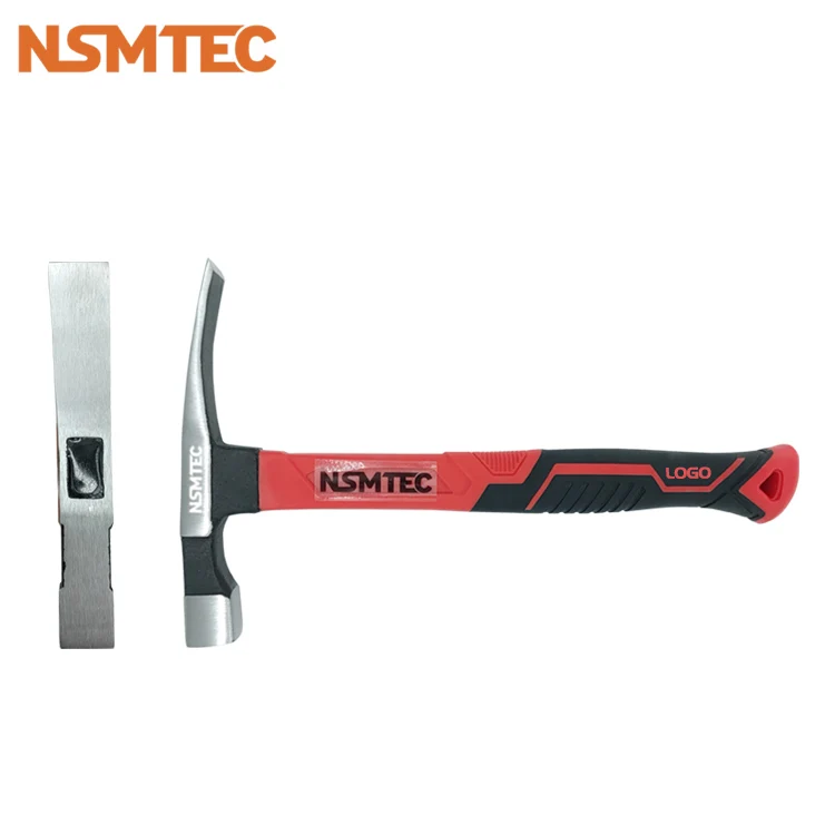 Neilsen Masonry Chipping Hammer - 800g Hardened Steel Head With Fiberglass Grip