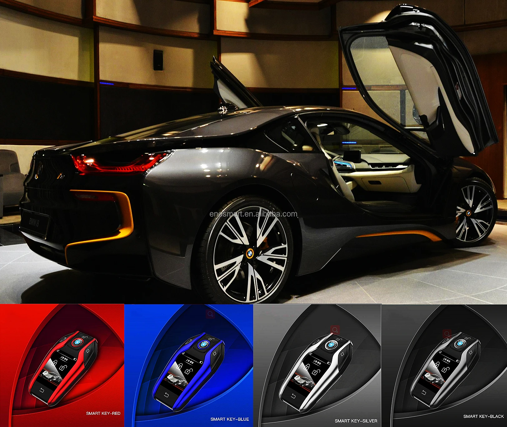 smart car lcd key cf400 special for all original car smart key