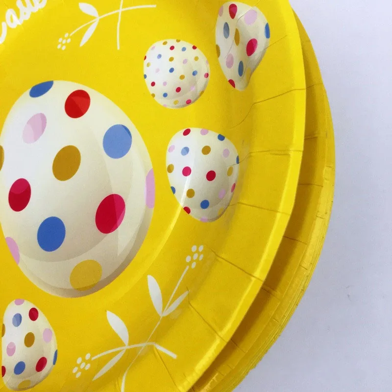 Custom Printing Paper Plate For Food Round Paper Tray disposable Party Tableware details