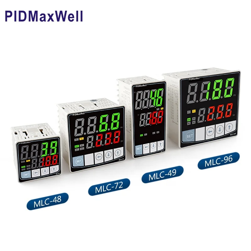 MLC-48 Economic Digital Pid Temperature Controller Regulator for Over Furnace with Ssr and Relay Output