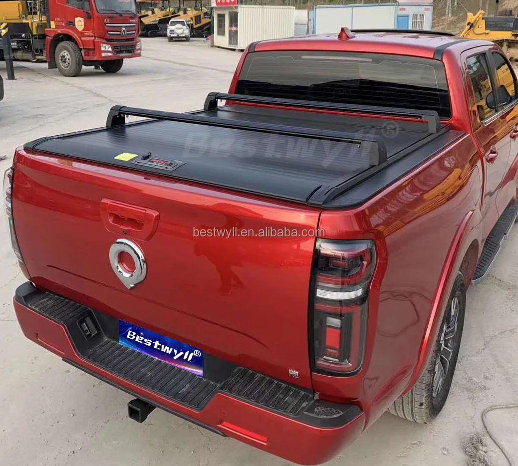 Bestwyll Universal Car Pickup For Roller Tonneau Cover Aluminum Alloy Adjustable With Lock Truck