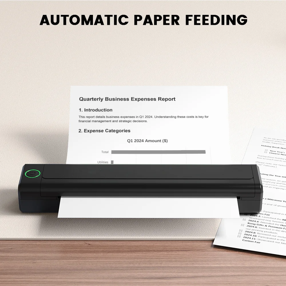 Newyes卸売8インチインク不要ポータブルA4ミニワイヤレスモバイル