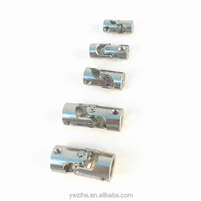 2PCS 5mm To 5mm Metal Double Cardan Universal Joints For RC Cars & Boats | Gimbal Couplings With M3 Screws