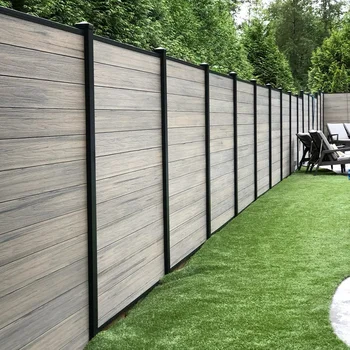 Composite Privacy Screens Fence Panel Terrace Garden Wood Plastic ...