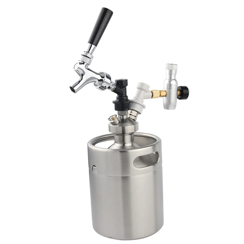 Home Brewing 5l Mini Beer Keg 170oz Beer Growler For Parties Camping ...