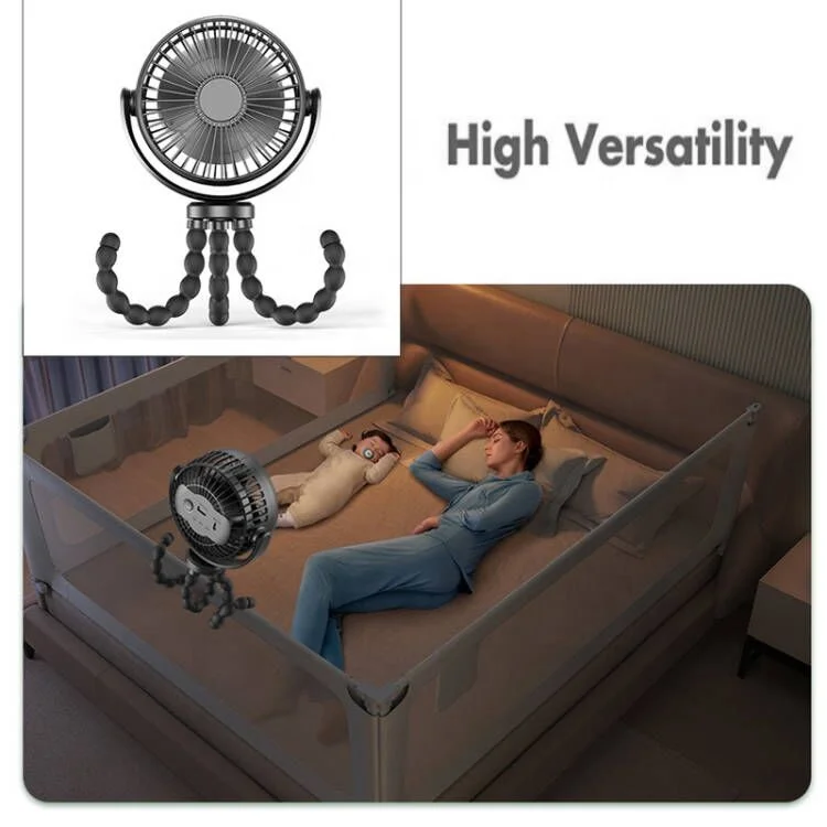 Ventilatore USB Flessibile Da Tavolo - 3 Velocità, Silenzioso E Ricaricabile