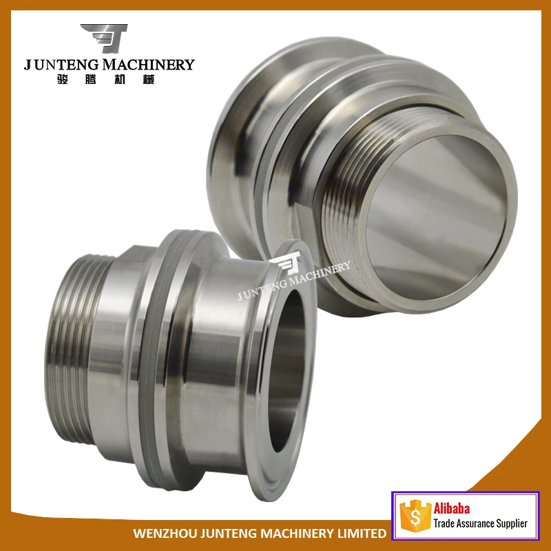 Factory Wholesale Ss304/316l Stainless Steel Tri Clamp Thread Adapter