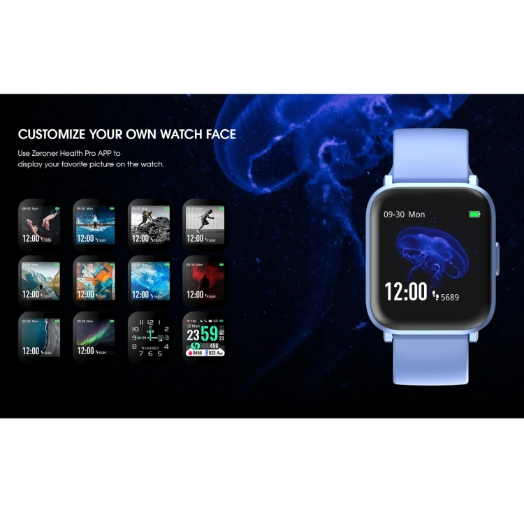 Zeroner App Zeroner Uhr CS201C Smart Watch Inch IPS Color Screen
