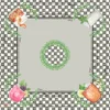 Black and white checkerboard pattern