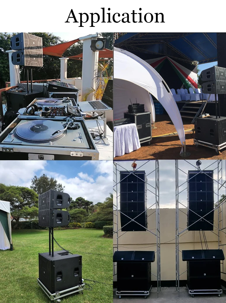Single Active 15 Inch Subwoofer Powerful Bass DJ Set Concert Sound System Audio Studio Equipment