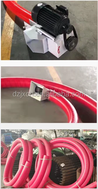 Professional Custom Flexible Hose Pipe Auger Flexible Spiral Screw Conveyor Rice Husk Paddy Maize Grain Suction Machine