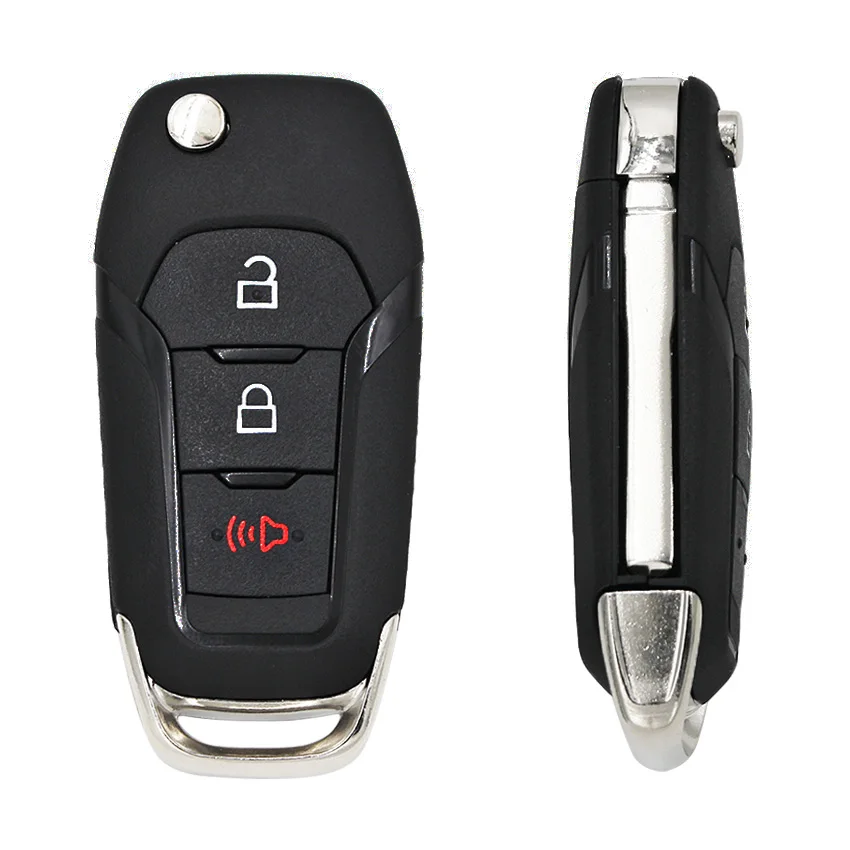 3 Buttons Flip Remote Key Fob 315/433mhz N5f-a08taa Id49 For Ford S-max ...