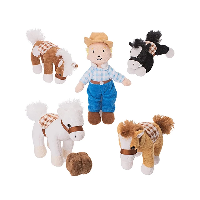 Custom Horse Stuffed Animal Soft Horse Plush Toys For Kids Gift New Toy
