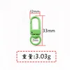 พวงกุญแจหัวเข็มขัดประตูสีเขียวอ่อน MK33C4133mm วัสดุอัลลอย