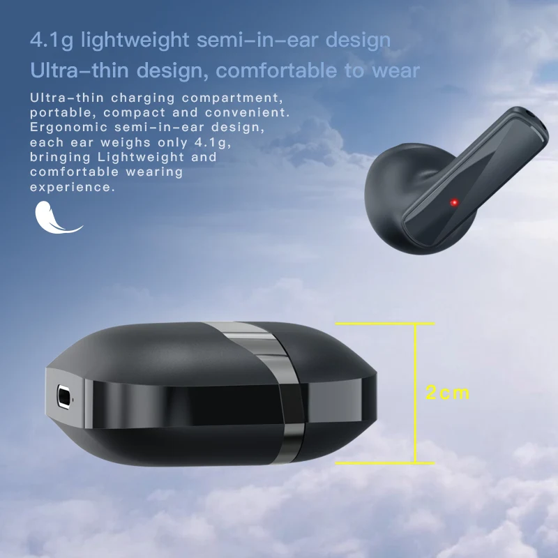 2022 New Arrival Air1 Mini TWS ENC Earphone F9 Sport Wireless