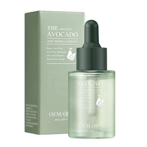 Private Label 30ml Organic Avocado Face Serum Niacinamide Infused Moisturizing Hydrating Anti-Aging for Essence for Oily Skin