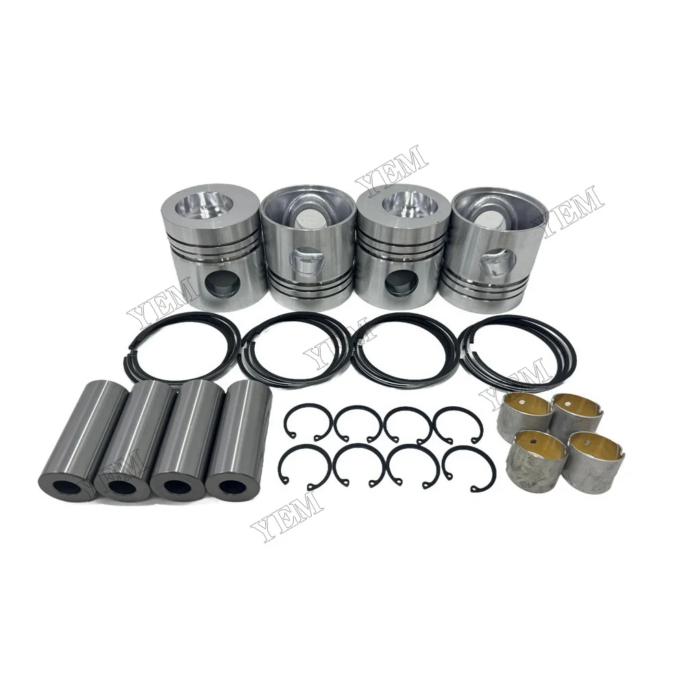 4D105 Engine Piston With Cylinder Piston Rings Fits for Komatsu Diesel Engine Spare Parts 2