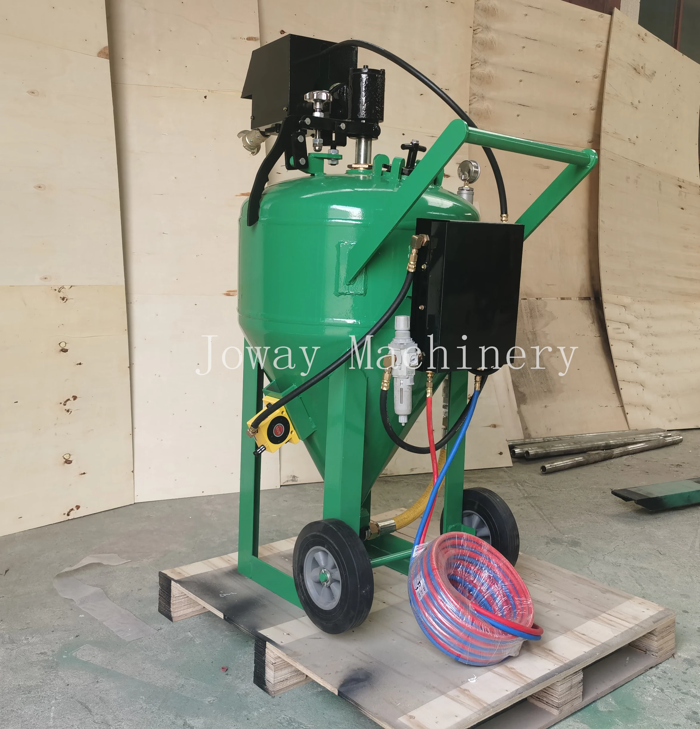 Auto Mobile Dustless Blaster Water Wet Sand Blasting Equipment For ...