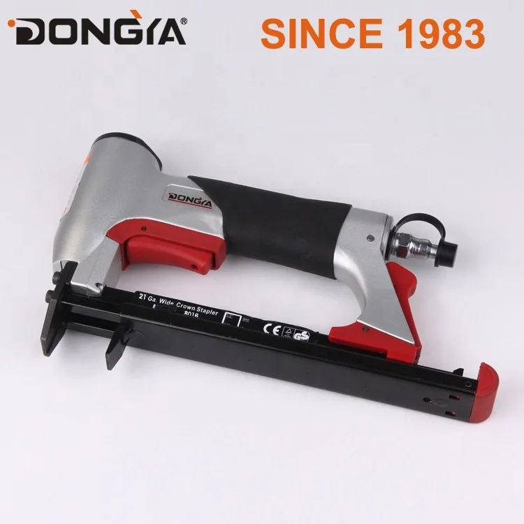 Zhejiang Dongya Facility Co., DAT 8016J Upholstery Stapler-21 Gauge  1/2-Inch Crown 1/4-Inch to 5/8-Inch Fine Wire Stapler Wide Crown Stapler