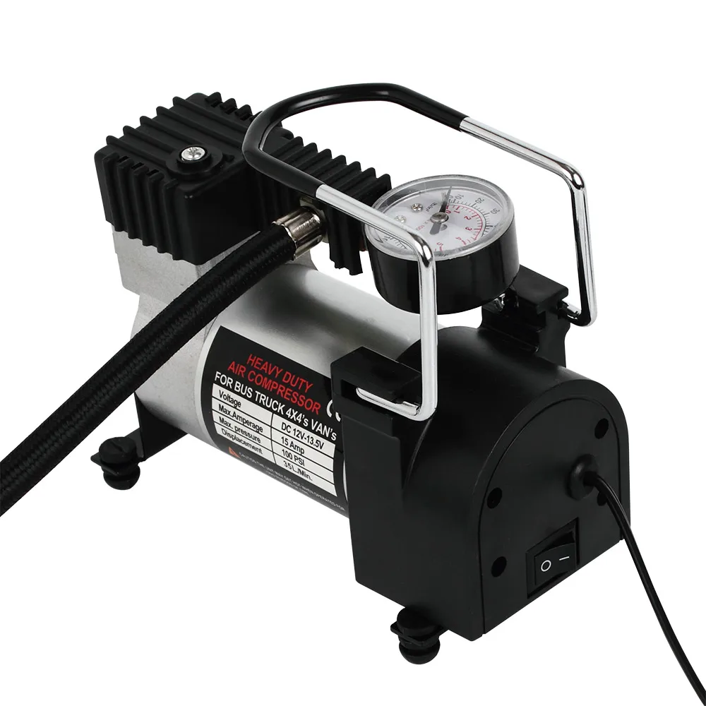 Китай производство электрический портативный автомобильный воздушный компрессор с высоким качеством