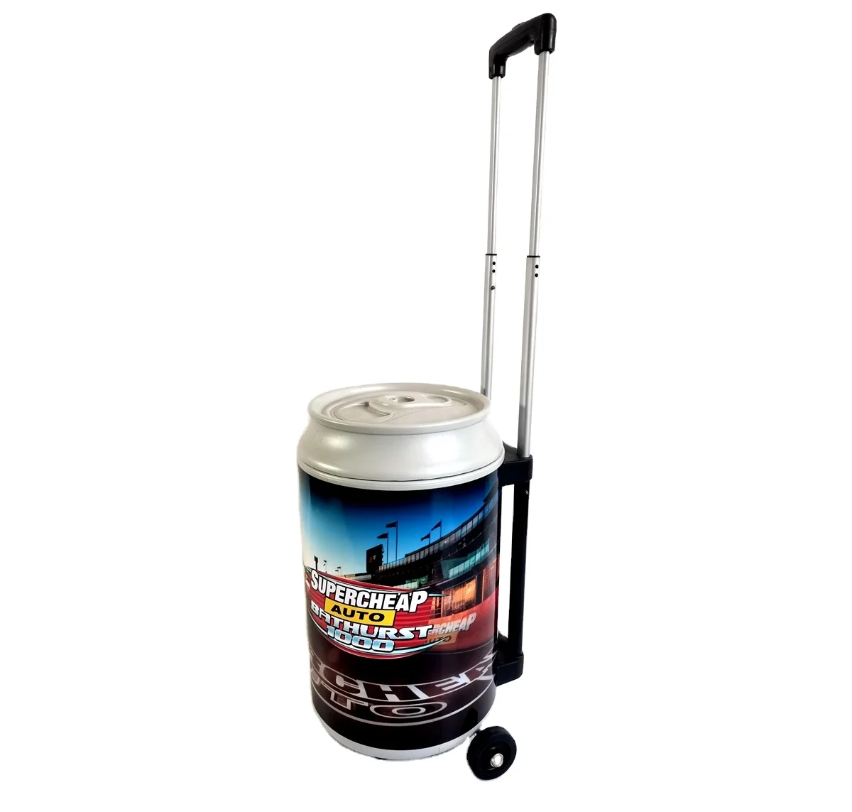 5 Gallon Factory Custom Beer Wine Ice Bucket Can Barrel Cooler Box Can Shaped Ice Cooler with Wheel Trolley