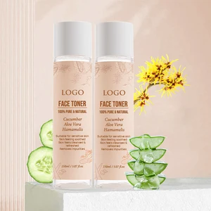 Oem Private Label Skin Care Cucumber Hamamelis Aloe Vera Tightening Toner