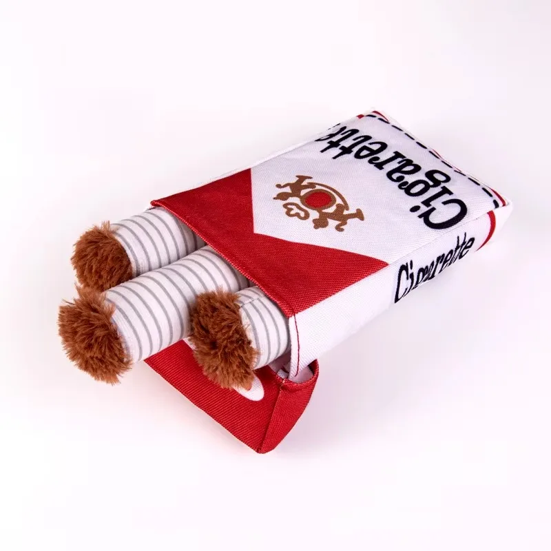 dog cigarette toys Cigar Chew Toy Cigarette box+3 cigarettes Funny Creative Cigarette Interactive Dog