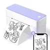 White Purple Color (with 10 Pieces of 4*6-Sided Single Paper)