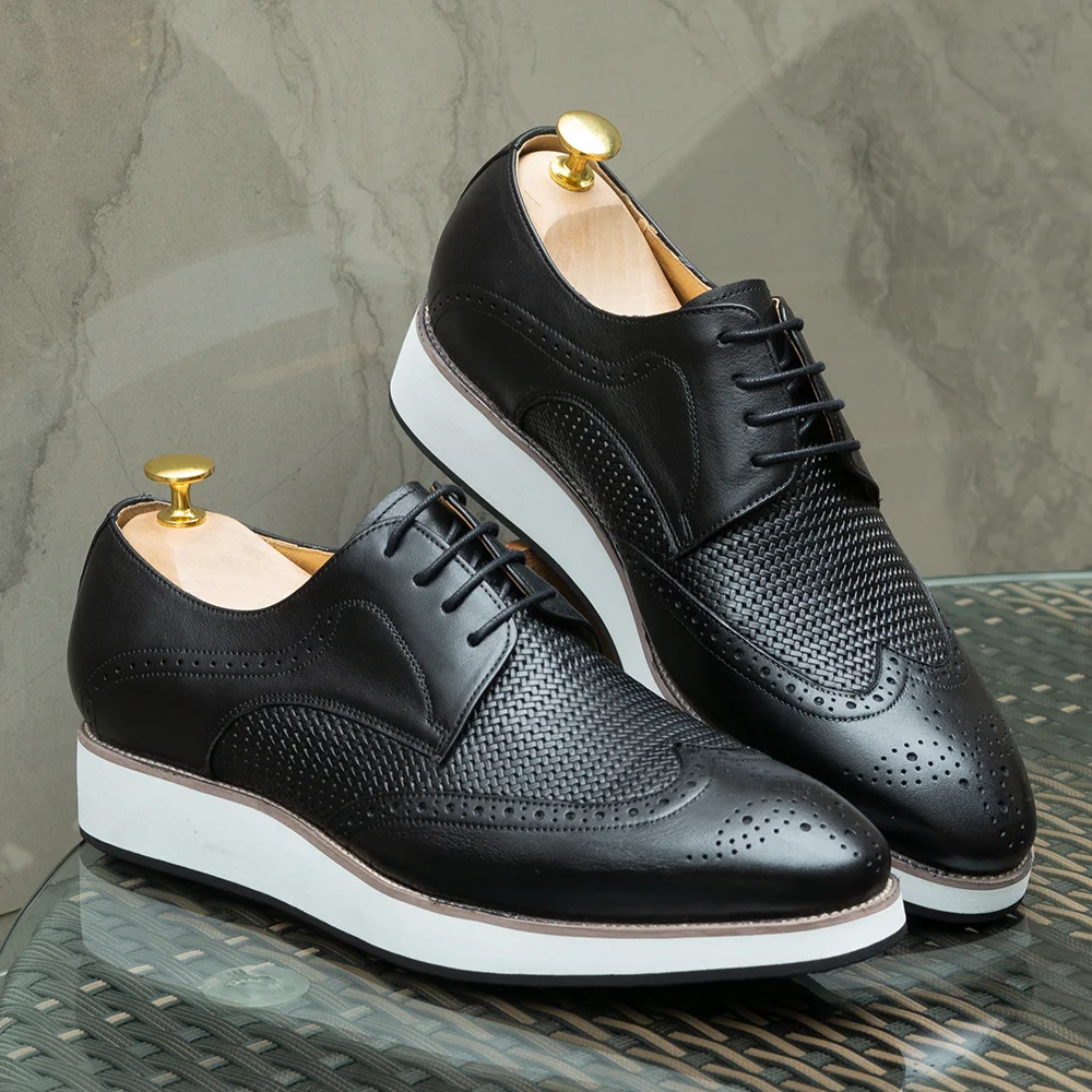 Chaussures De Costume Homme En Cuir - Classiques Antidérapantes Pour Mariage Et Bureau