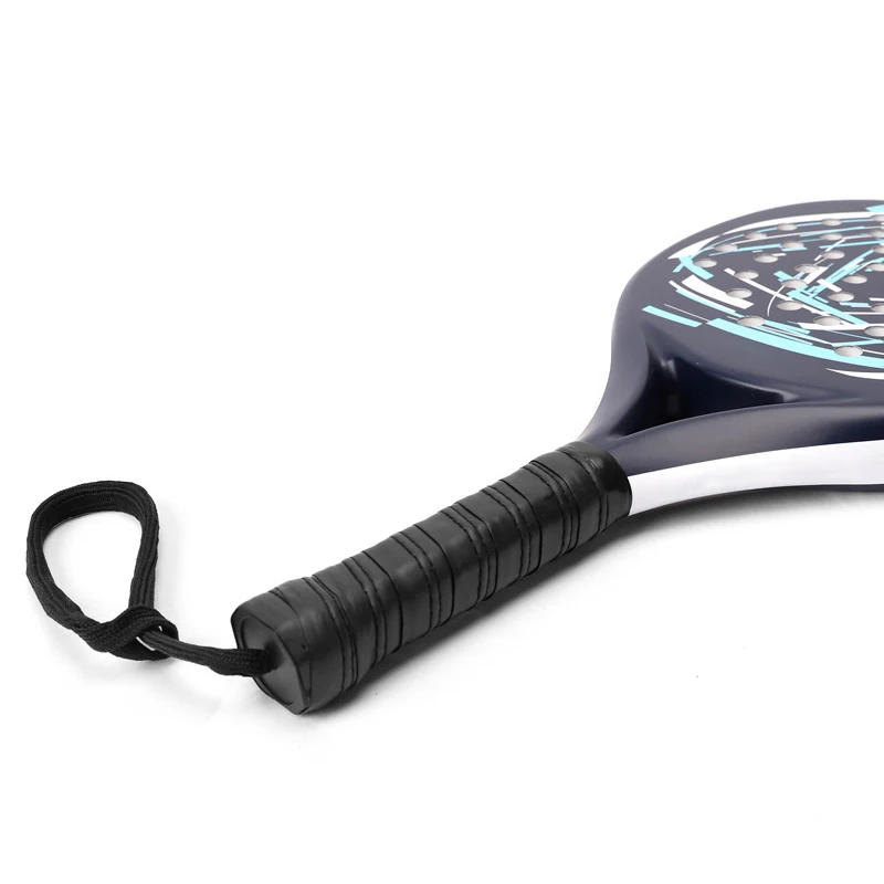 High Quality Custom Logo Padel Rackets Carbon Fiber Padel Racquets With EVA Grip for Outdoor Sports manufacture