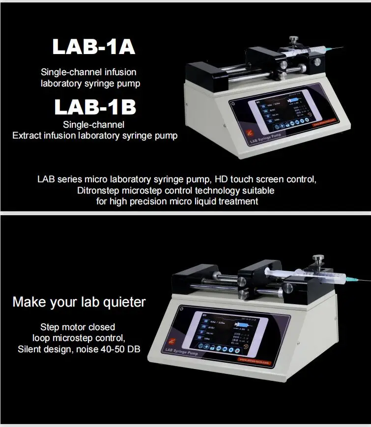Lab-1a Syringe Pump Lab Syringe Pump - Buy Micro Single Channel Syringe ...