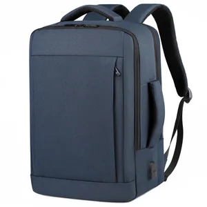 OMASKA Waterproof Oxford 17inch Business Backpack Large Capacity Multifunctional Men Zipper Laptop Backpack