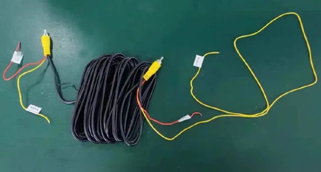 Car Reversing Rear View Parking Camera Extension Wirecable Male Video ...