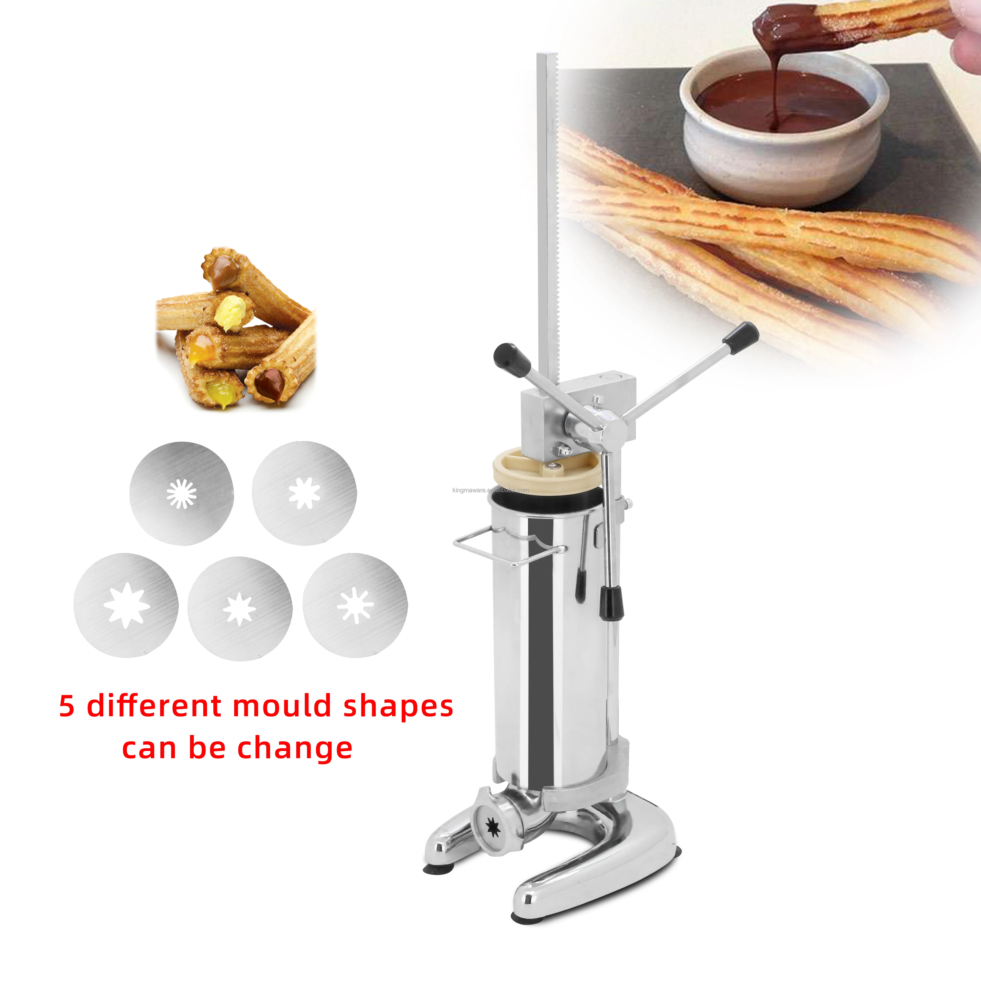 Commercial Churros Making Machine 3 Liters Manual Spanish Churros Machine for Sale