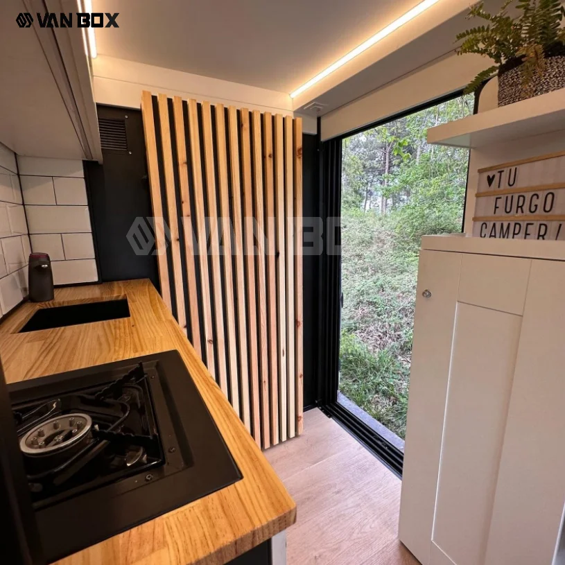 New Factory Custom Box Van Camper Mini  Offroad  Campervan Conversion Travel Wohnmobil Vanbox Modular Conversion Kit for Sale