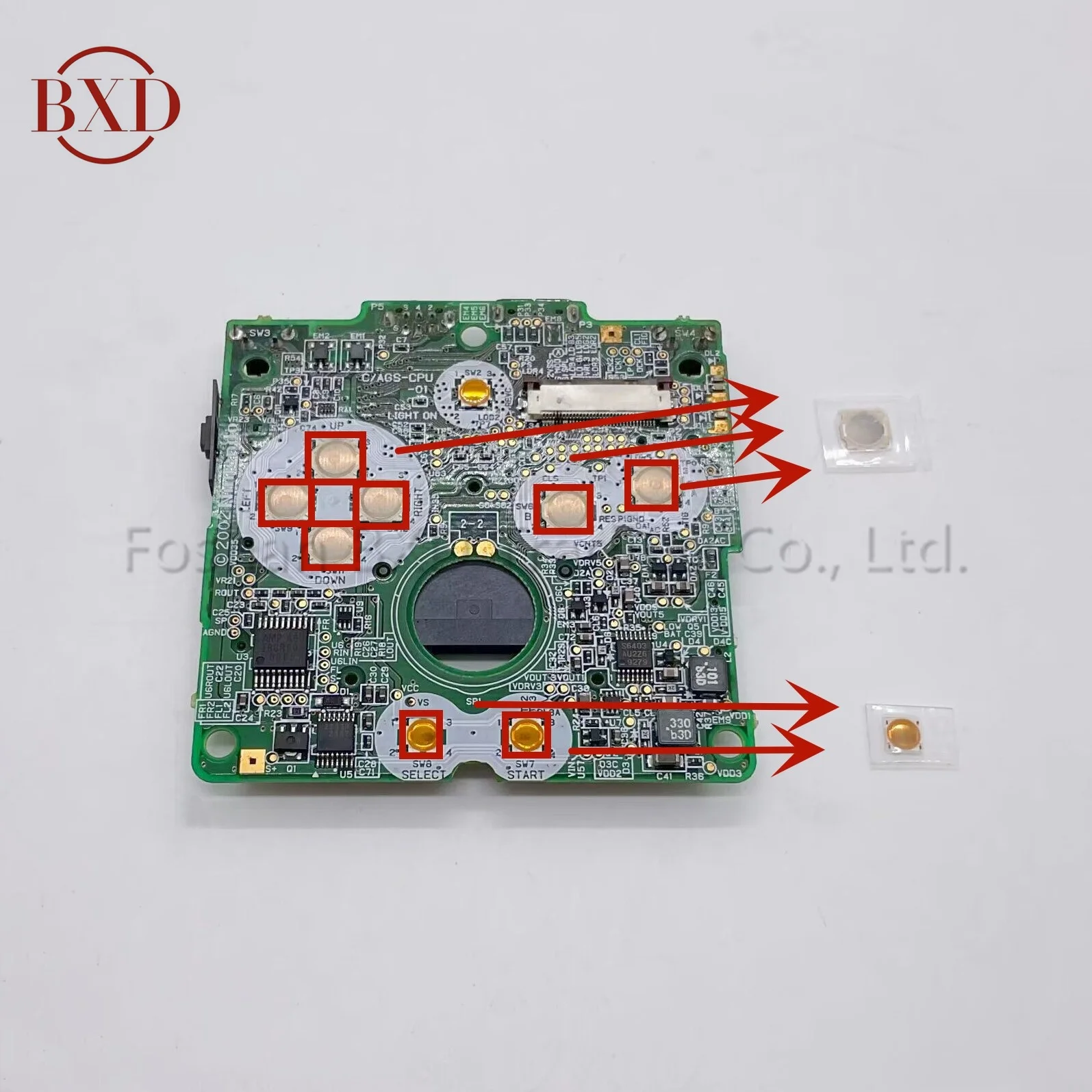 Interrupteur D'Alimentation De Rechange SG Store Compatible Avec Game Boy Advance SP
